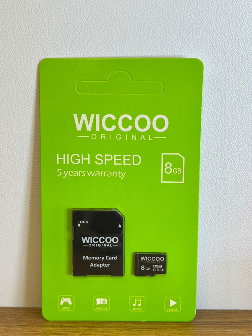کارت حافظه WICCOO مدل U3 ظرفیت 8گیگابایت